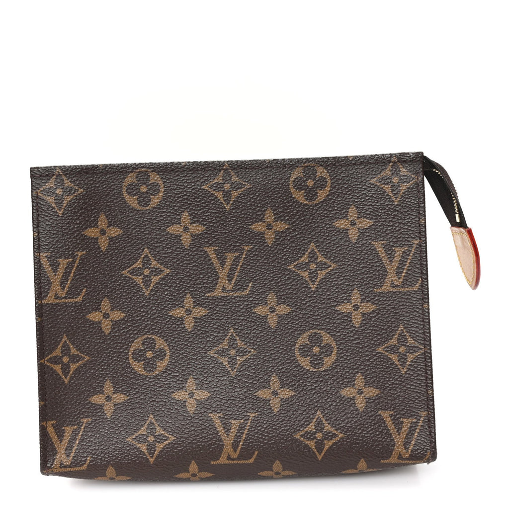 Louis Vuitton Monogram Toiletry Pouch 19 Red