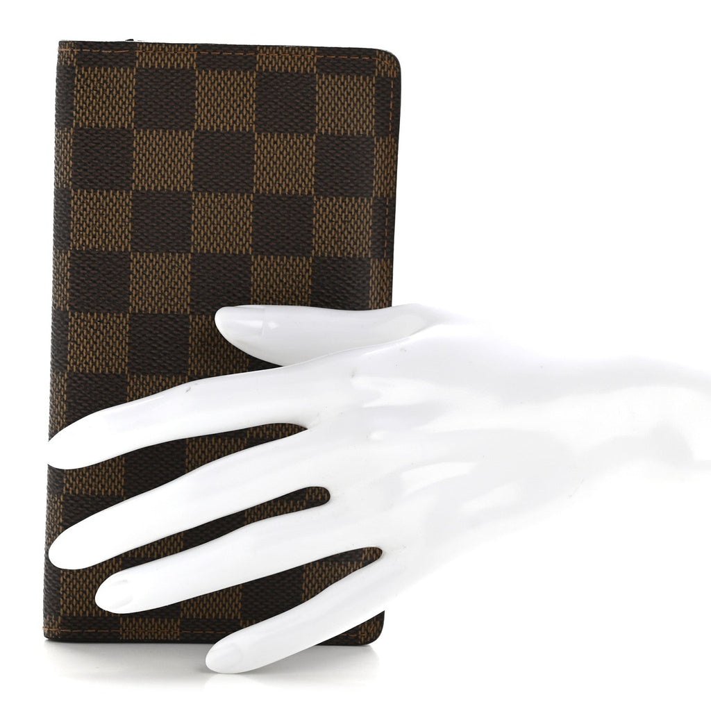 Louis Vuitton Damier Ebene Pocket Agenda Cover