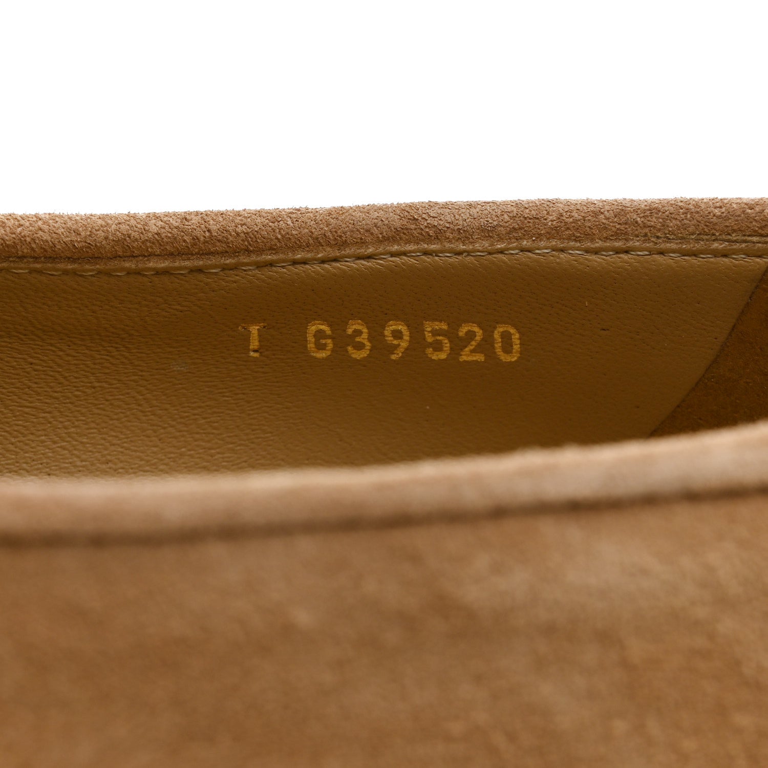Chanel Suede Metal CC Mocassin Loafers 37 Beige