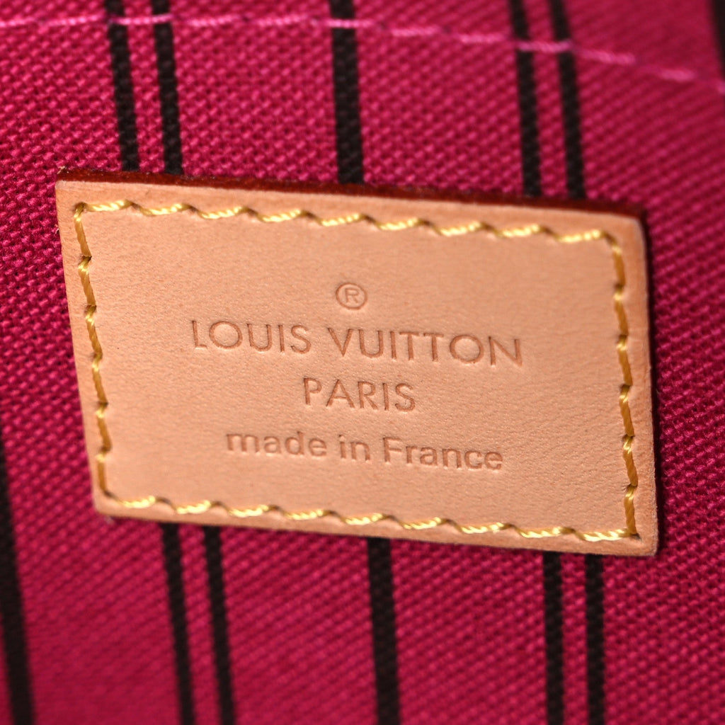 Louis Vuitton Monogram Neverfull MM GM Pochette Pivoine