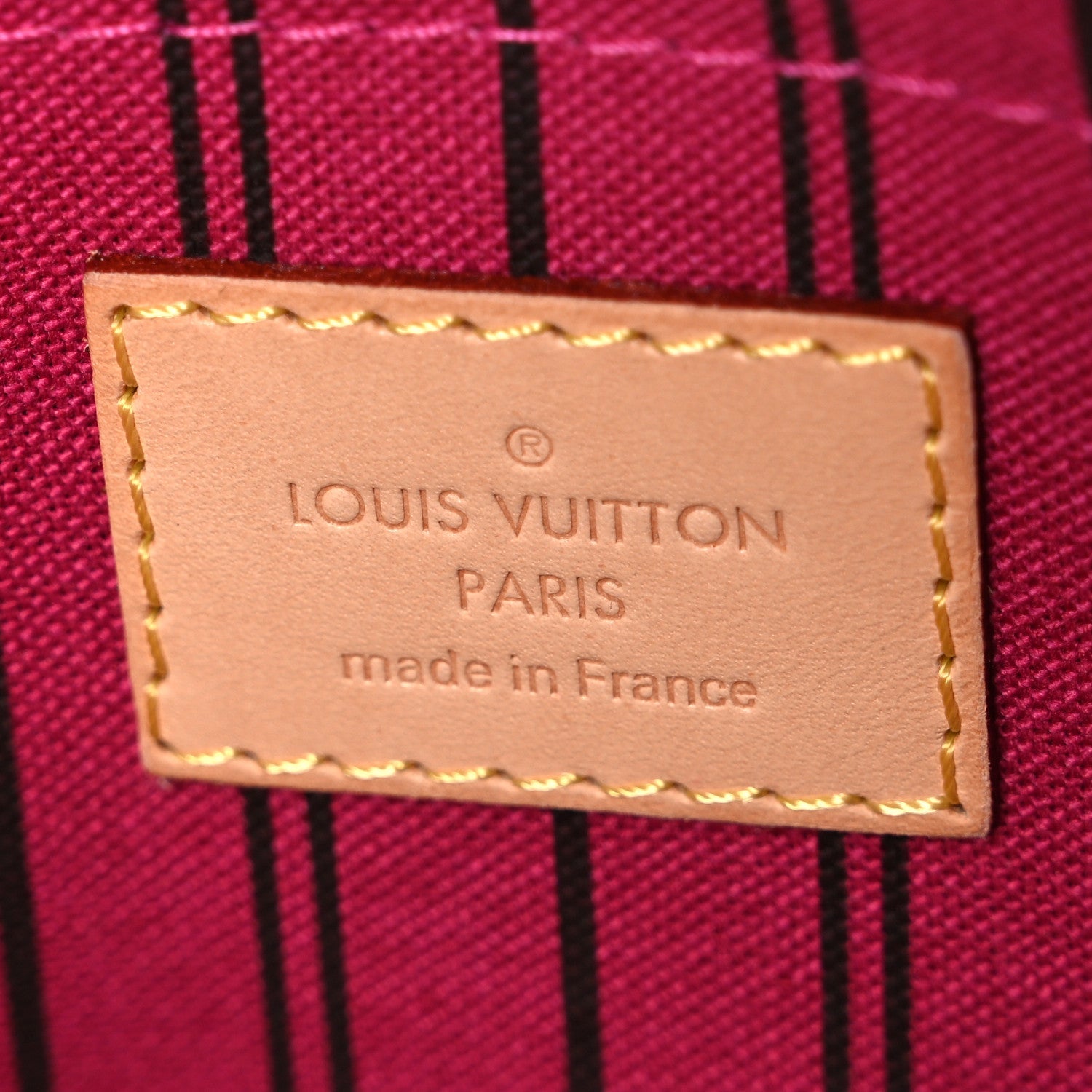 Louis Vuitton Monogram Neverfull MM GM Pochette Pivoine