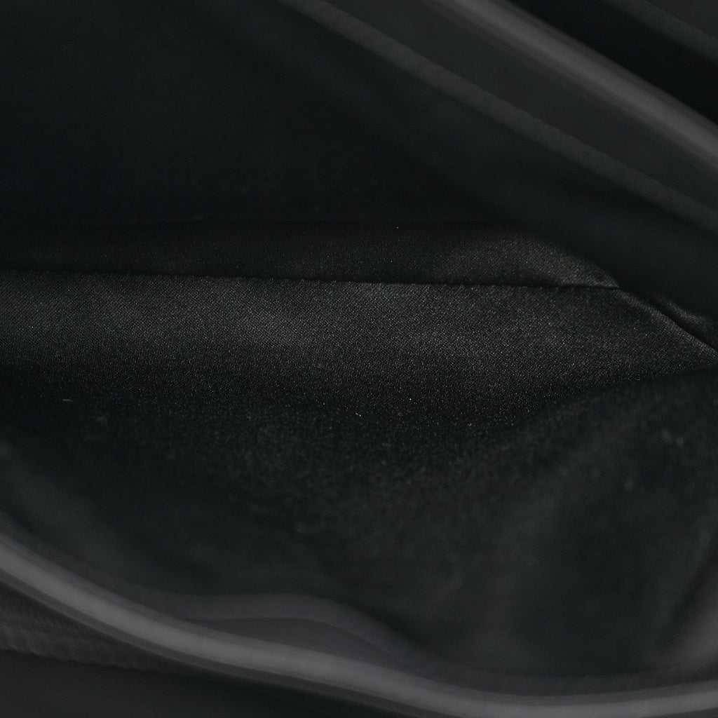 Chanel Lambskin Quilted Jumbo Chanel by 4 Flap Black