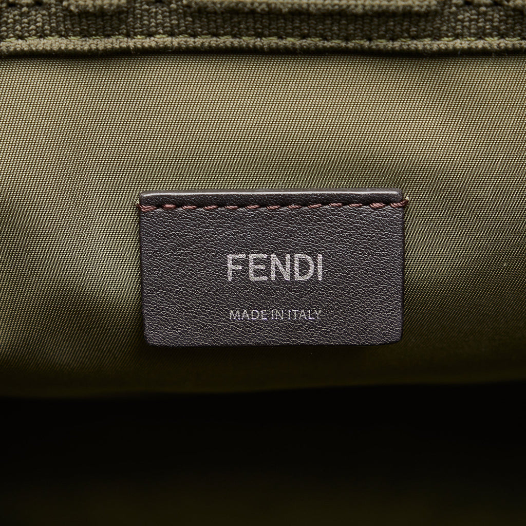 FENDI Medium Zucca Sunshine Shopper Tote Satchel