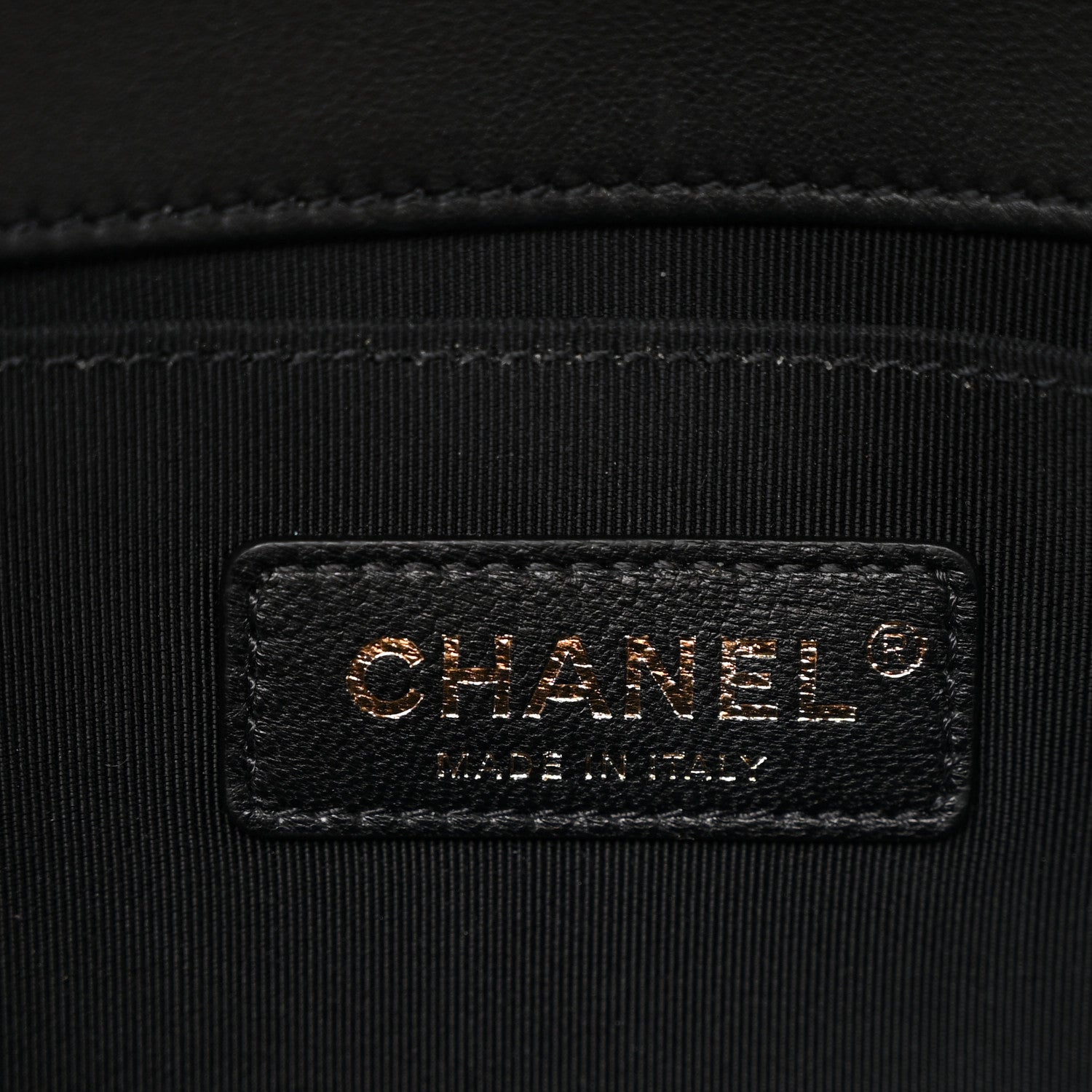 Chanel Lambskin Quilted Medium Boy Flap Black