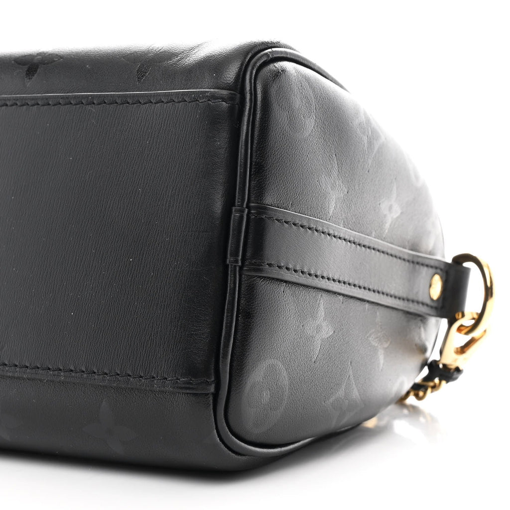 Louis Vuitton Monogram Ink Speedy BB Black