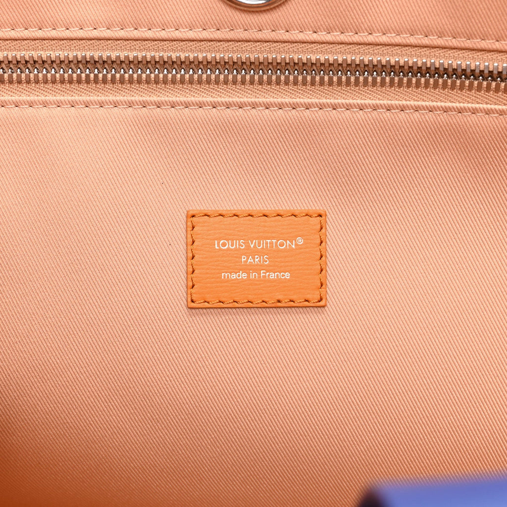 Louis Vuitton Cowhide Shopper Bag MM Safran