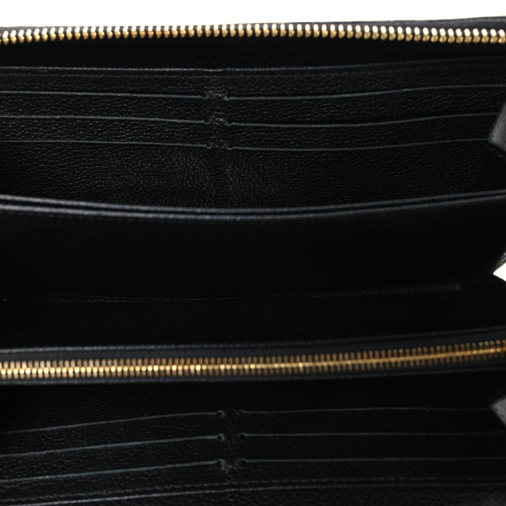Louis Vuitton Empreinte Zippy Wallet Black