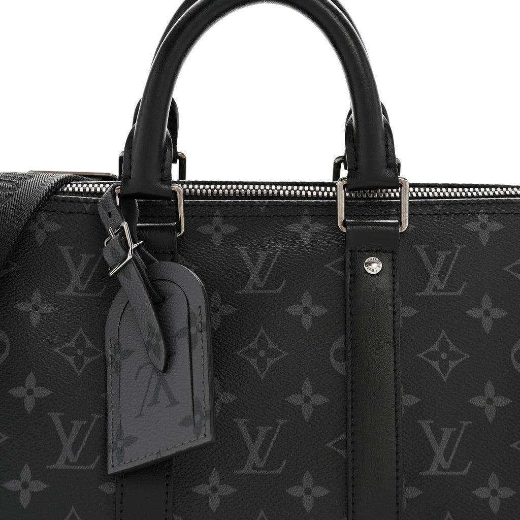 Louis Vuitton Monogram Eclipse Reverse Keepall Bandouliere 35