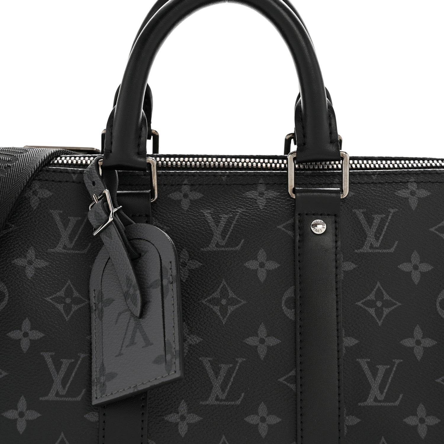 Louis Vuitton Monogram Eclipse Reverse Keepall Bandouliere 35