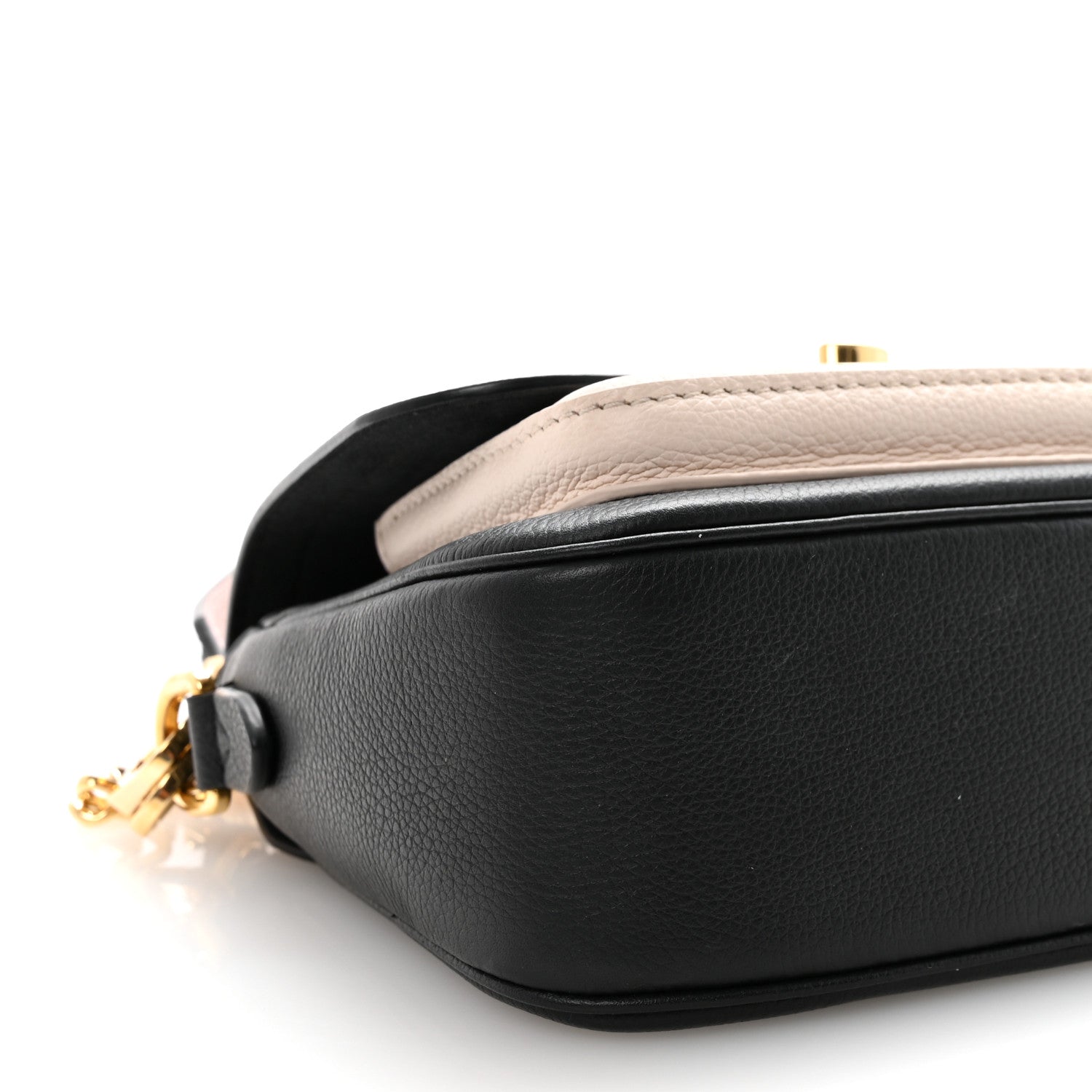 Louis Vuitton Grained Calfskin Lockme Tender Black