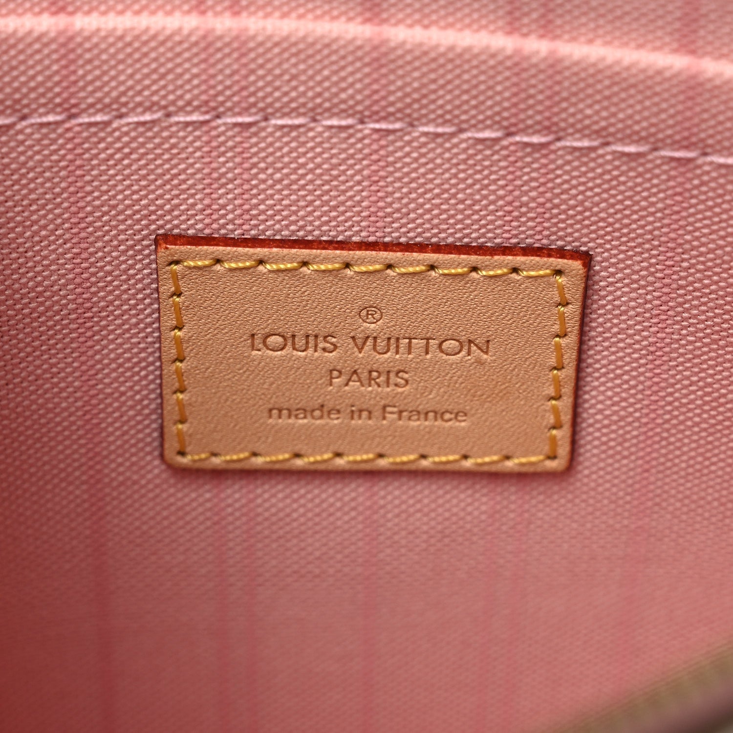 Louis Vuitton Damier Azur Neverfull MM GM Pochette Rose Ballerine