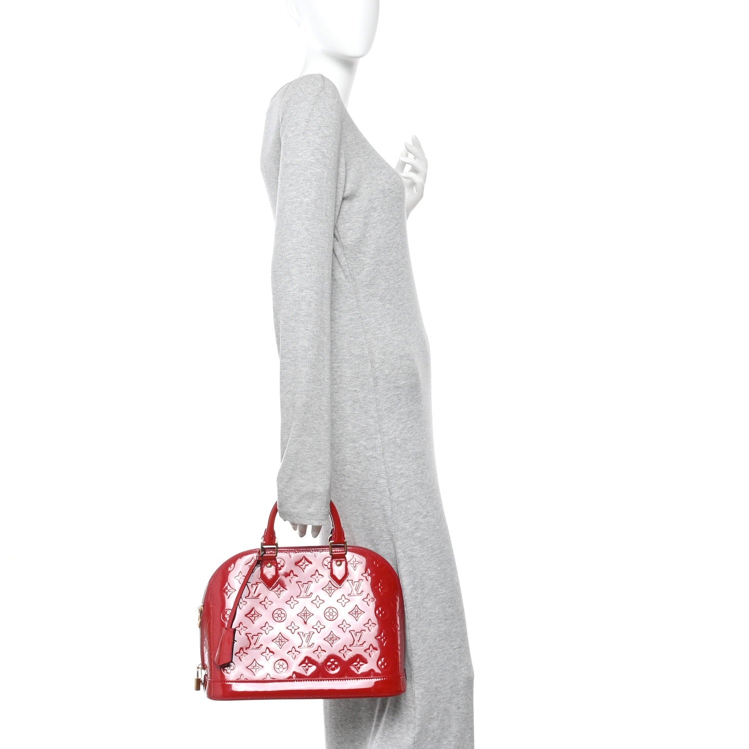 Louis Vuitton Vernis Alma PM Rose Indien