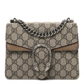 Gucci GG Supreme Monogram Mini Dionysus Shoulder Bag Taupe