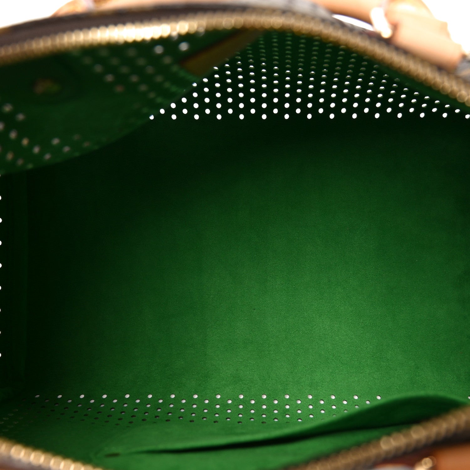 Louis Vuitton Monogram Perforated Speedy 30 Green