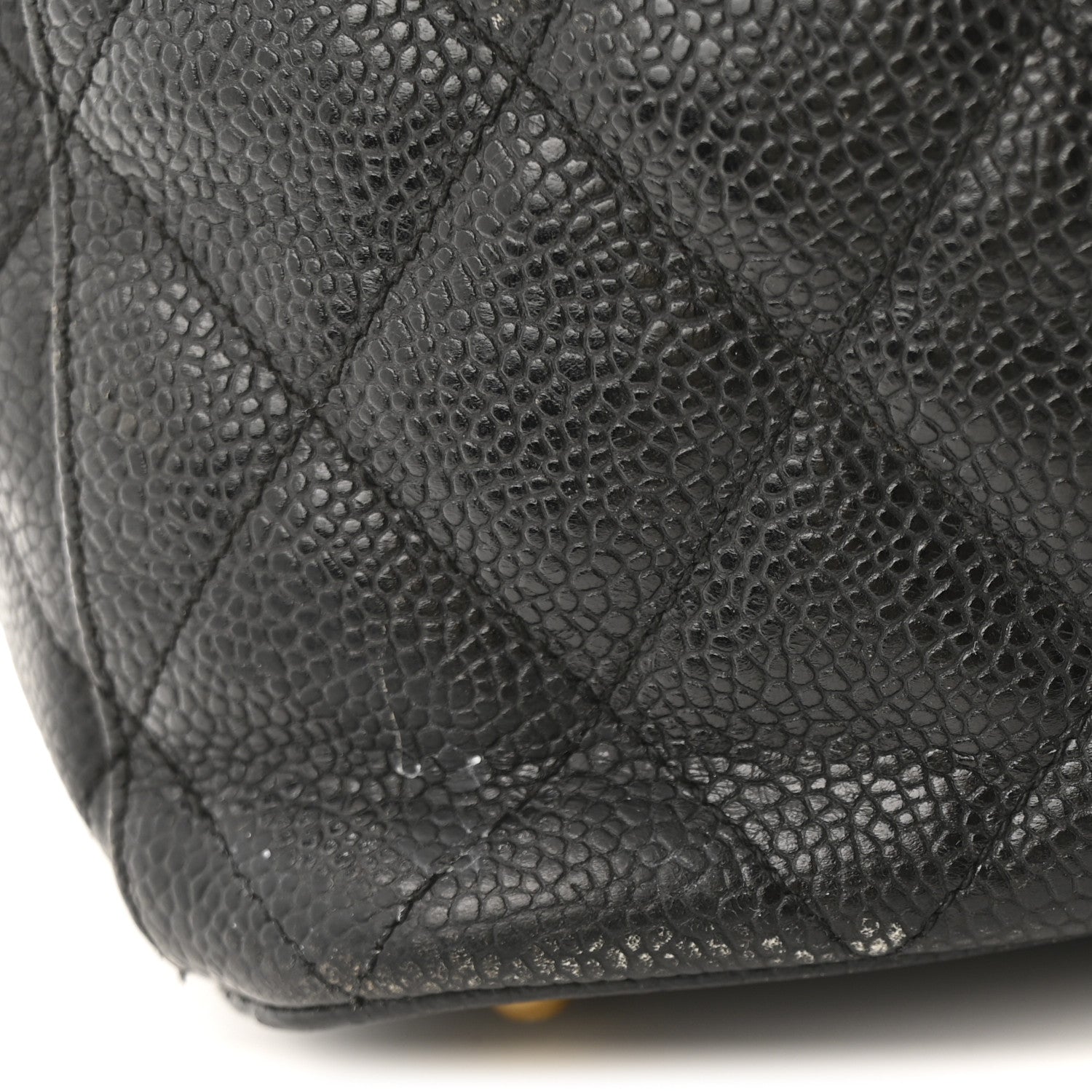 Chanel Caviar Quilted Drawstring Backpack Black