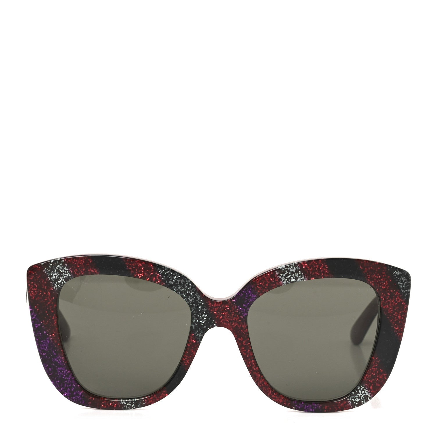 Gucci Acetate Glitter Sunglasses GG0327S Red