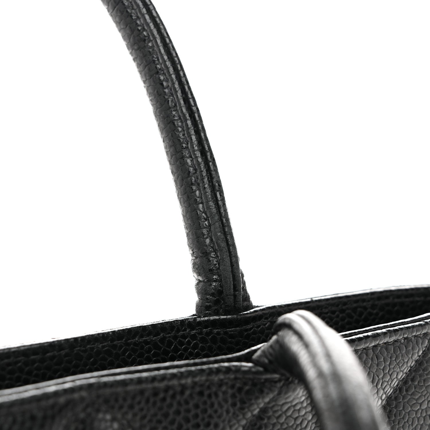 Chanel Caviar Quilted Medallion Tote Black
