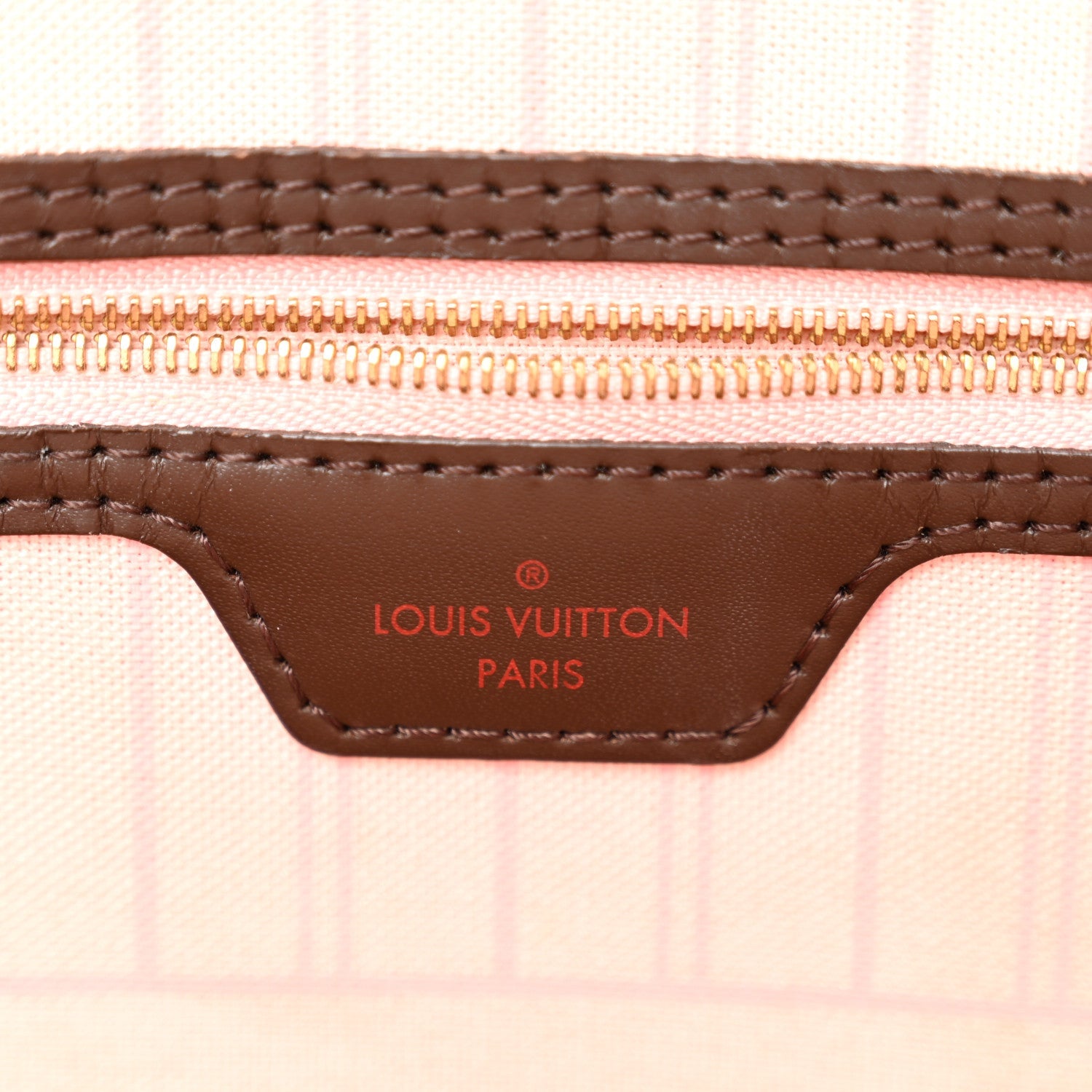 Louis Vuitton Damier Ebene Neo Neverfull MM Rose Ballerine
