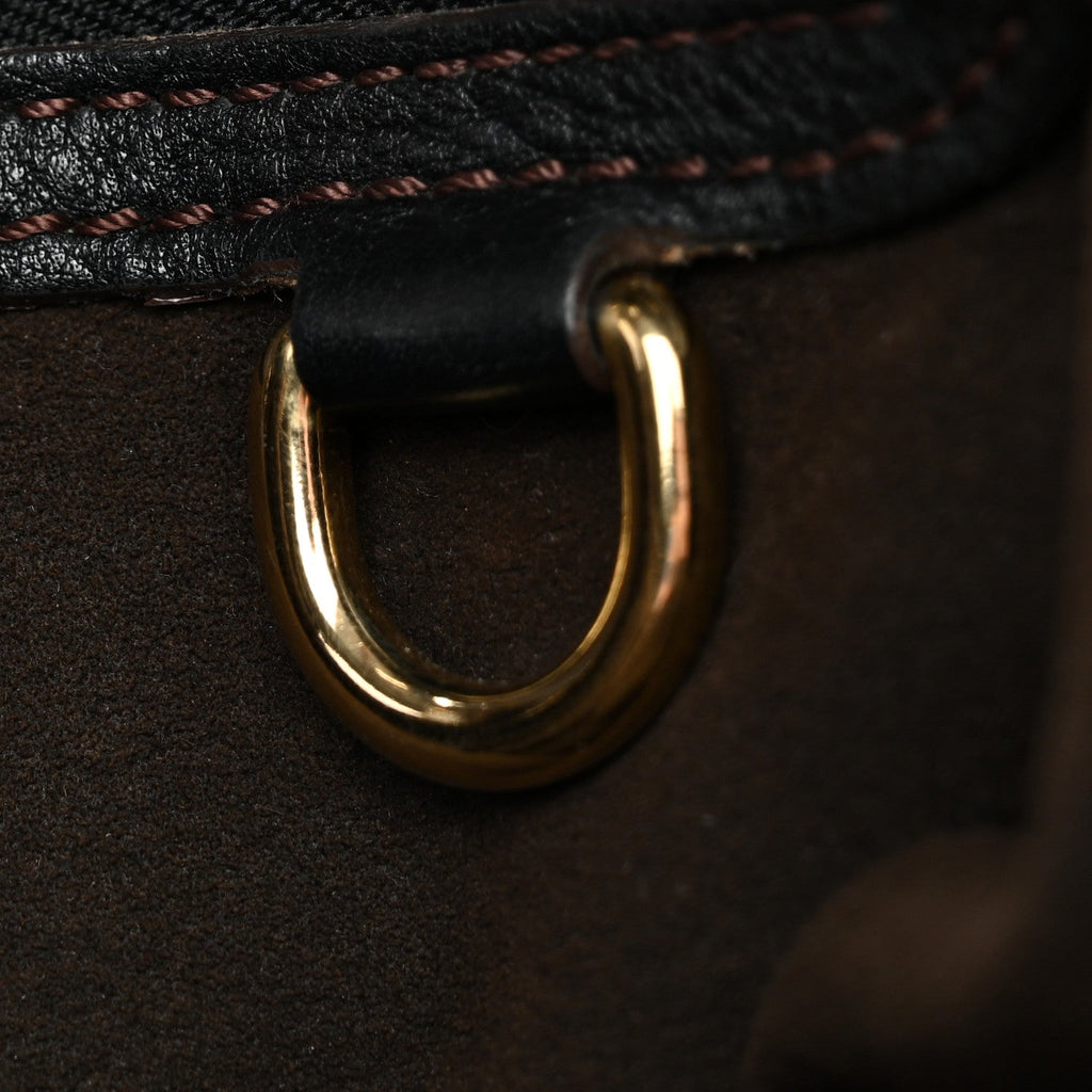 Louis Vuitton Mahina L Black