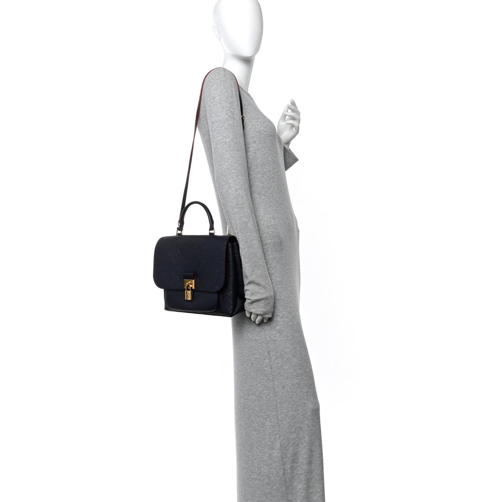Louis Vuitton Empreinte Marignan Marine Rouge