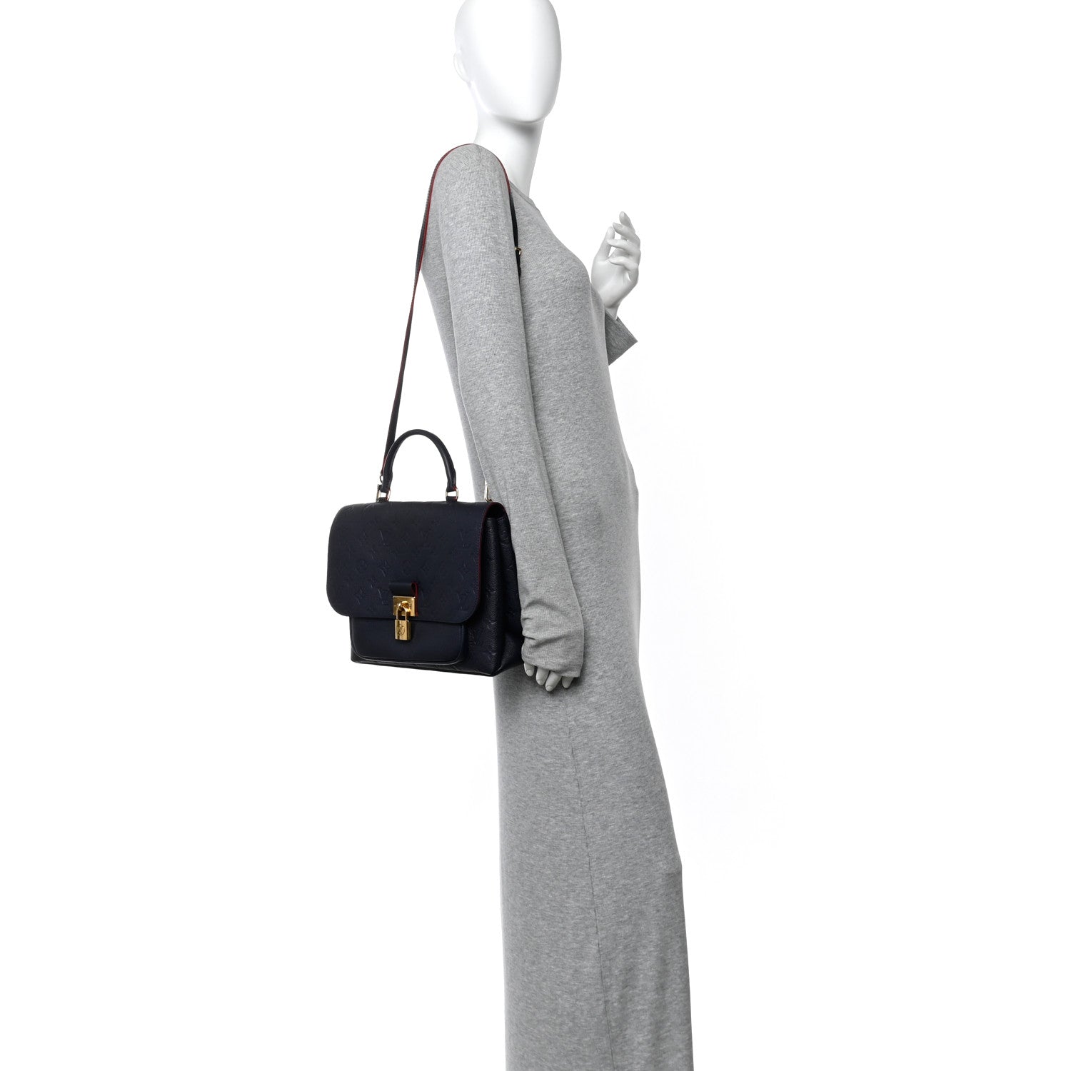 Louis Vuitton Empreinte Marignan Marine Rouge