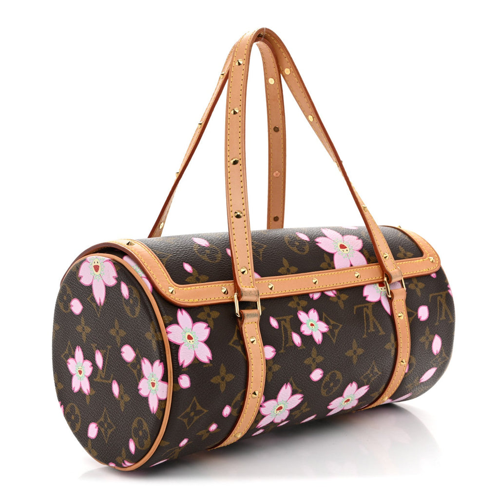 Louis Vuitton Monogram Cherry Blossom Papillon Brown