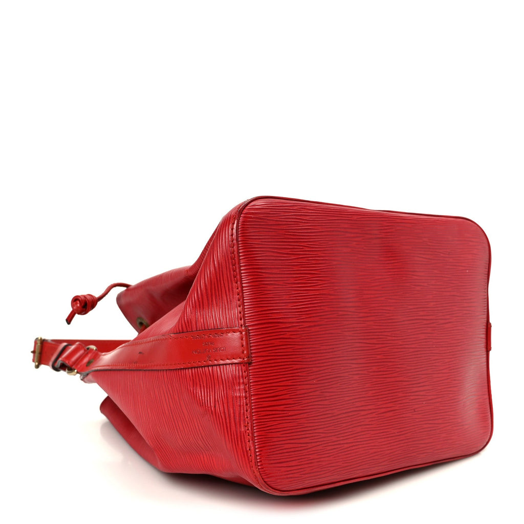 Louis Vuitton Epi Petit Noe Castillan Red