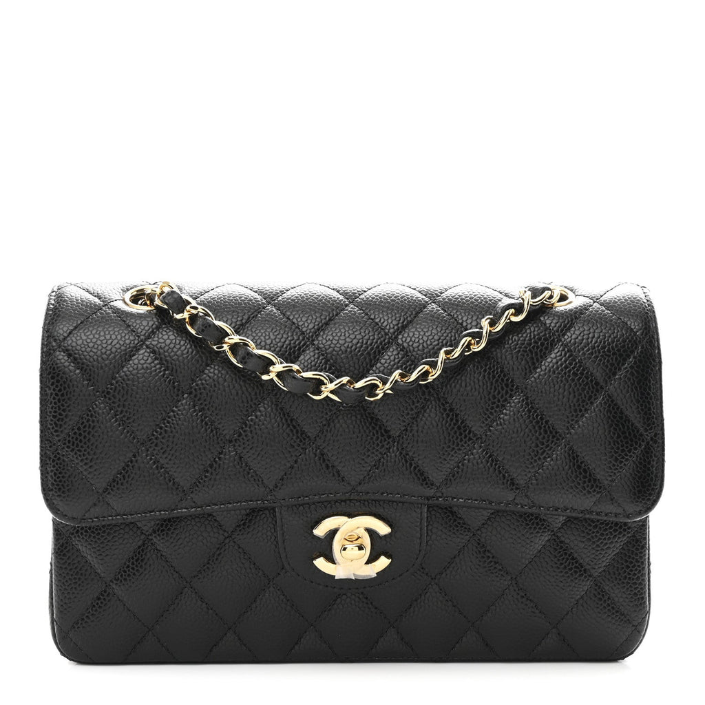 Chanel Caviar Quilted Small Double Flap Black