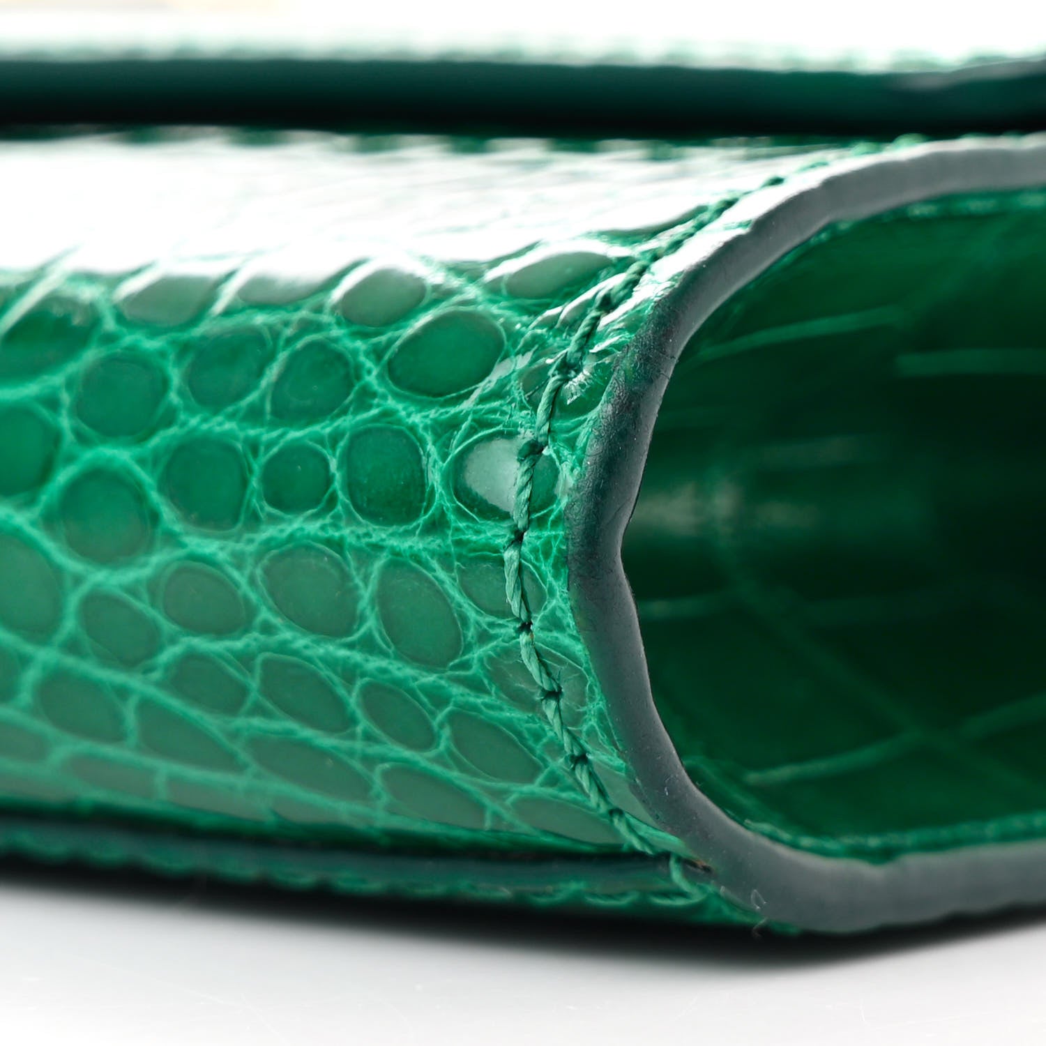 Louis Vuitton Alligator Chain Louise GM Emerald