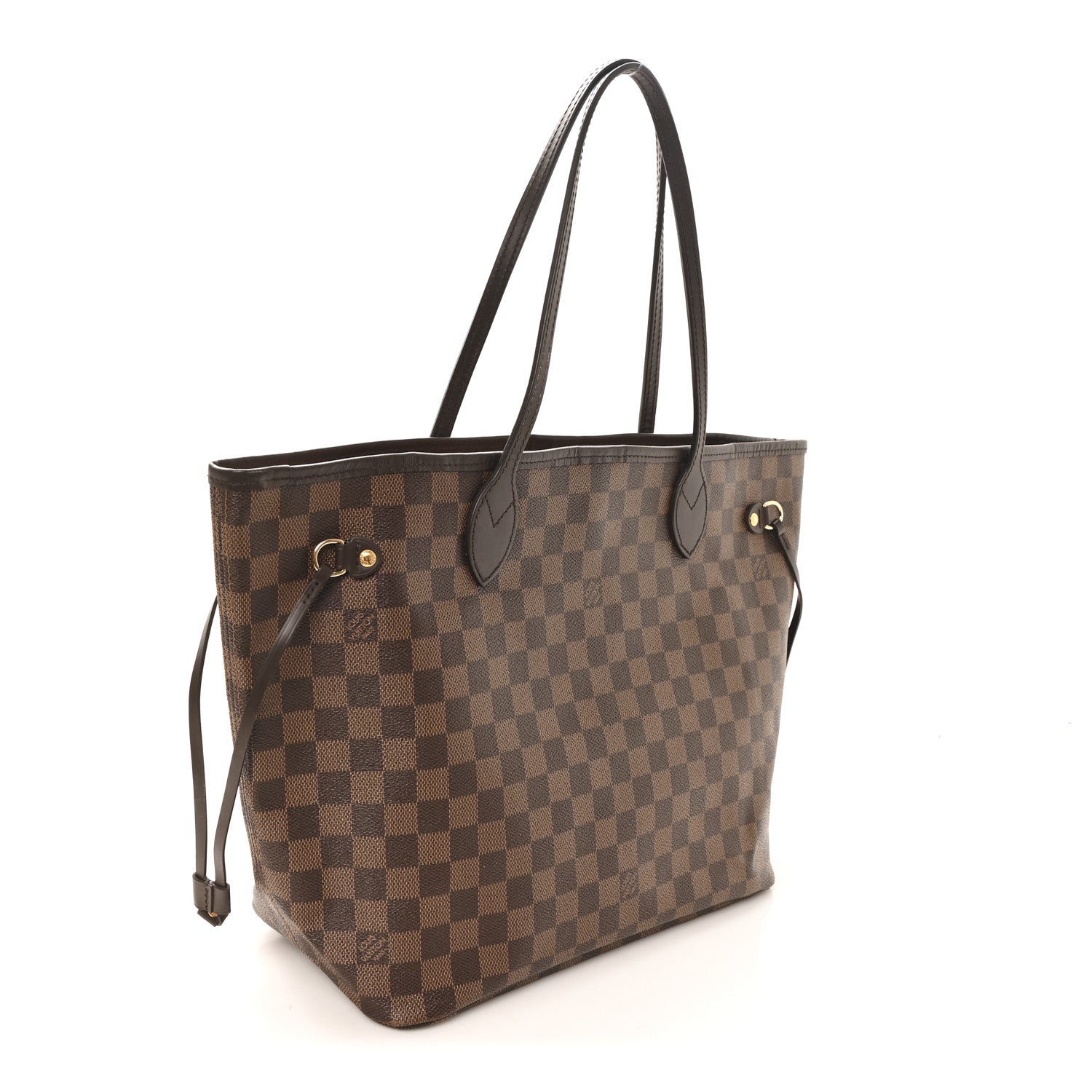 Louis Vuitton Damier Ebene Neo Neverfull MM Rose Ballerine