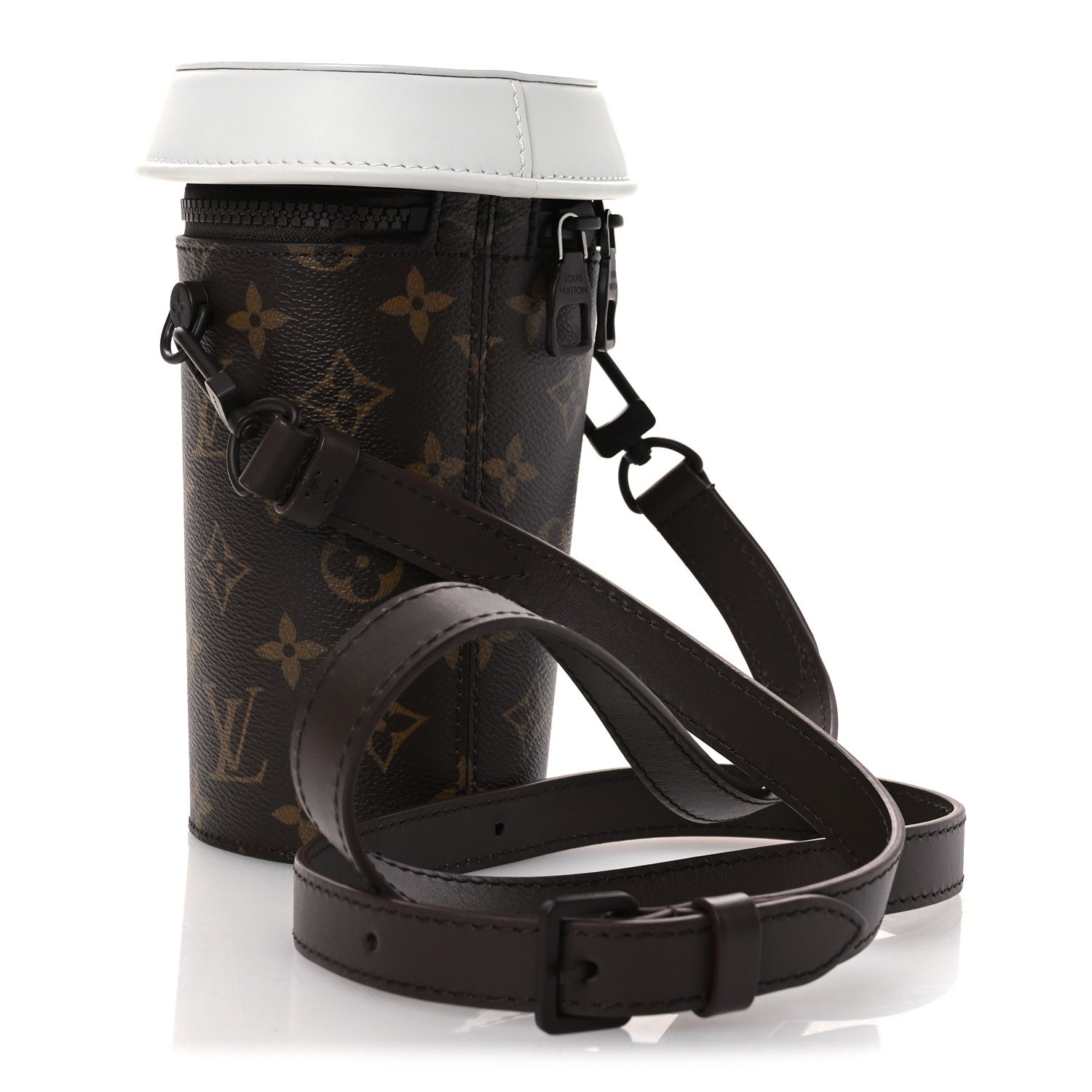 Louis Vuitton Monogram Calfskin Everyday LV Coffee Cup Pouch