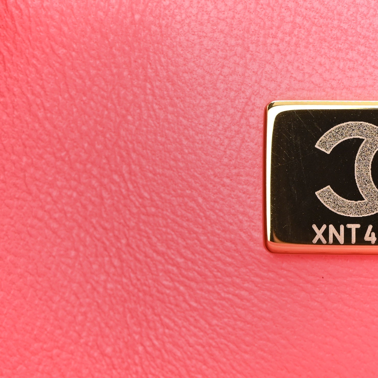 Chanel Lambskin Quilted Mini Rectangular Flap Pink