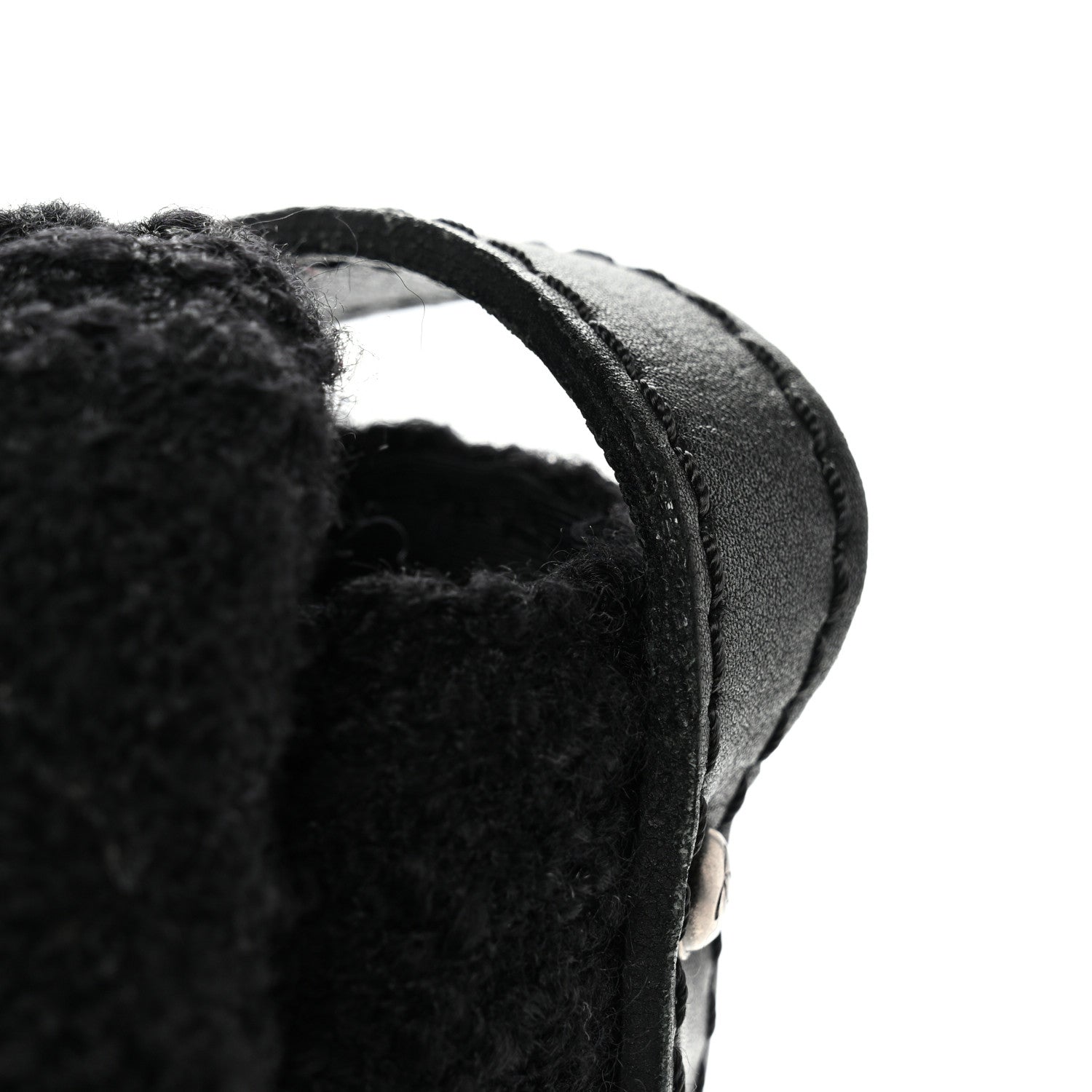 Chanel Easy Tweed Jumbo Reissue Messenger Flap Black