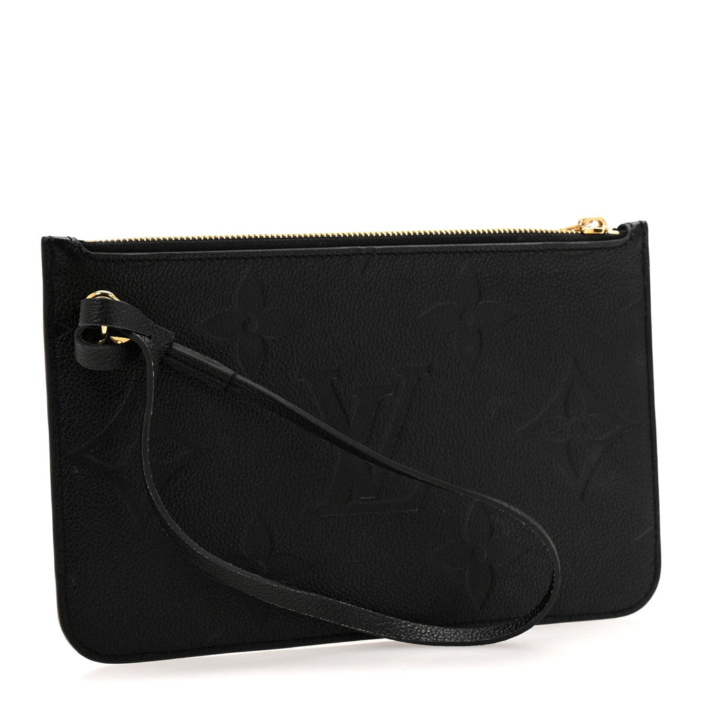 Louis Vuitton Empreinte Monogram Giant Neverfull MM Pochette Black