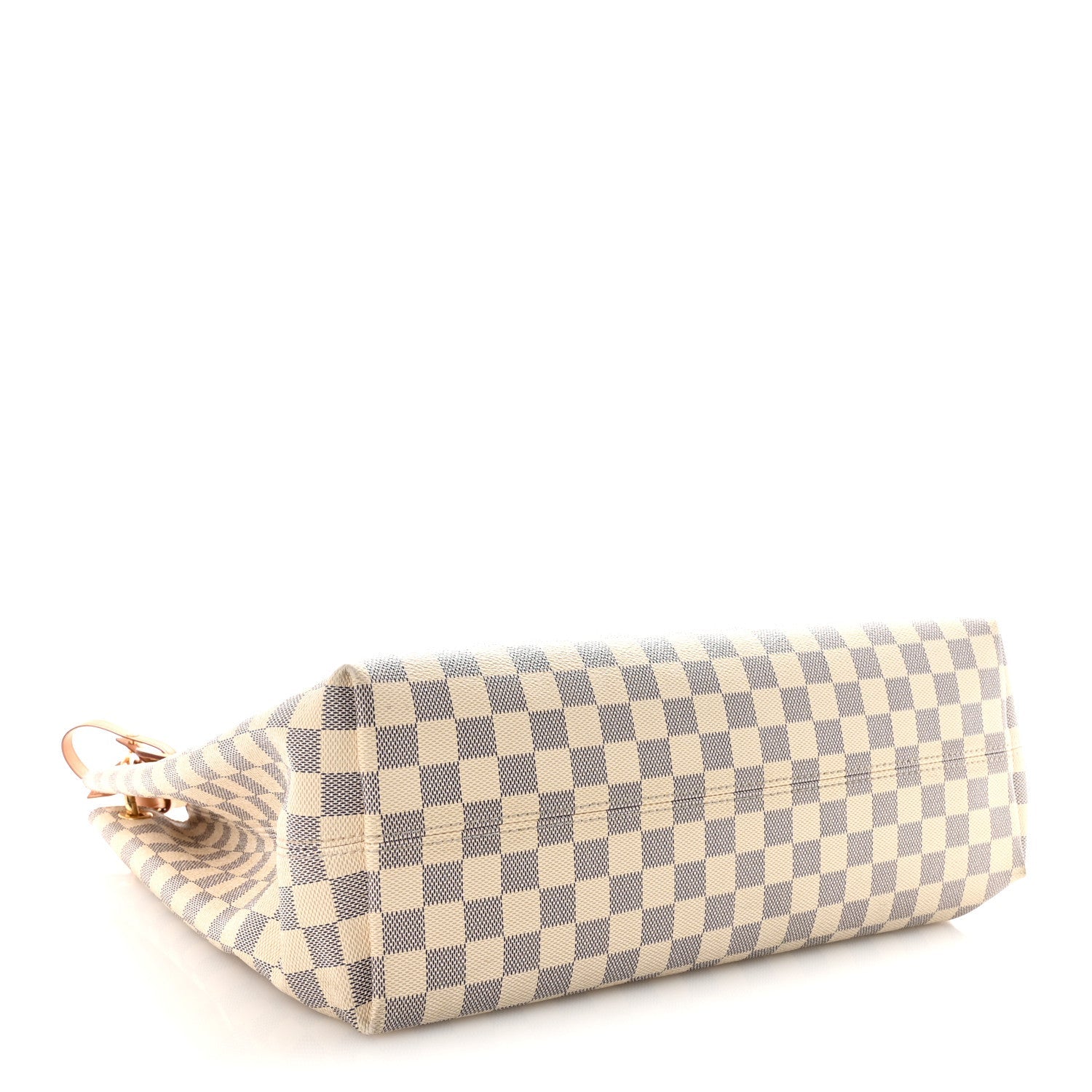 Louis Vuitton Damier Azur Graceful MM Rose Ballerine