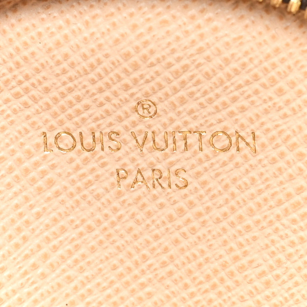 Louis Vuitton Monogram Multi Pochette Accessories Round Coin Purse