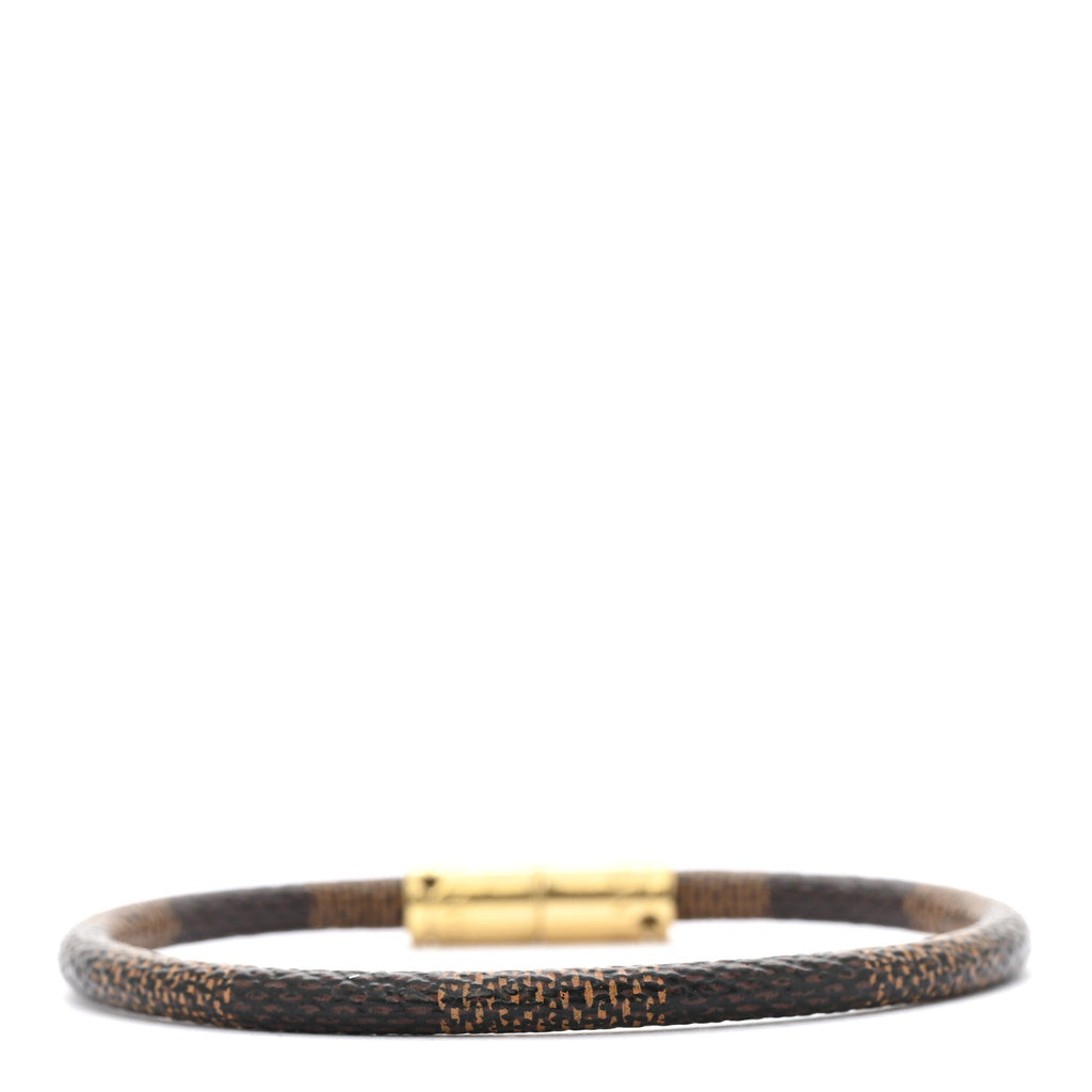 Louis Vuitton Damier Ebene Keep It Bracelet 19