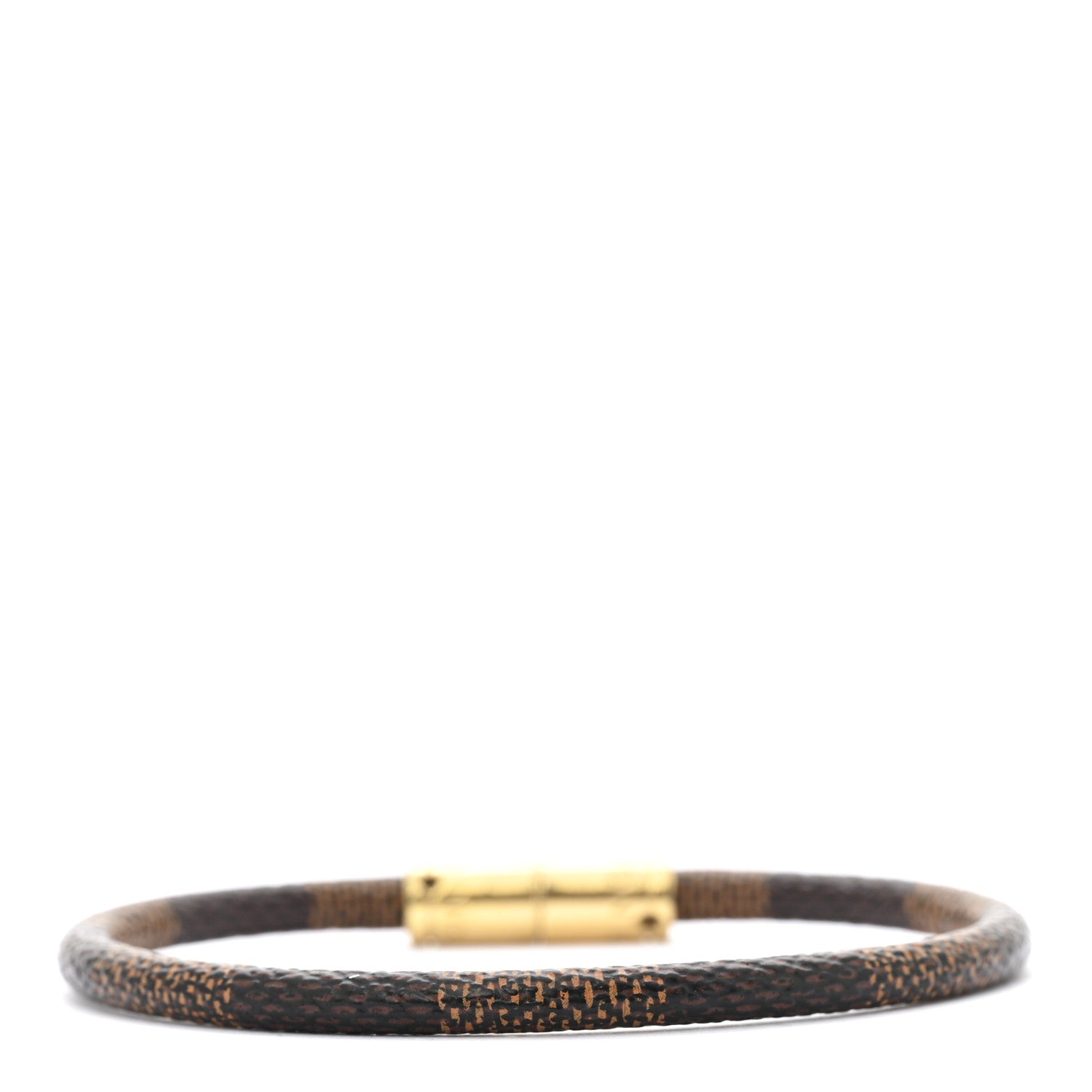 Louis Vuitton Damier Ebene Keep It Bracelet 19