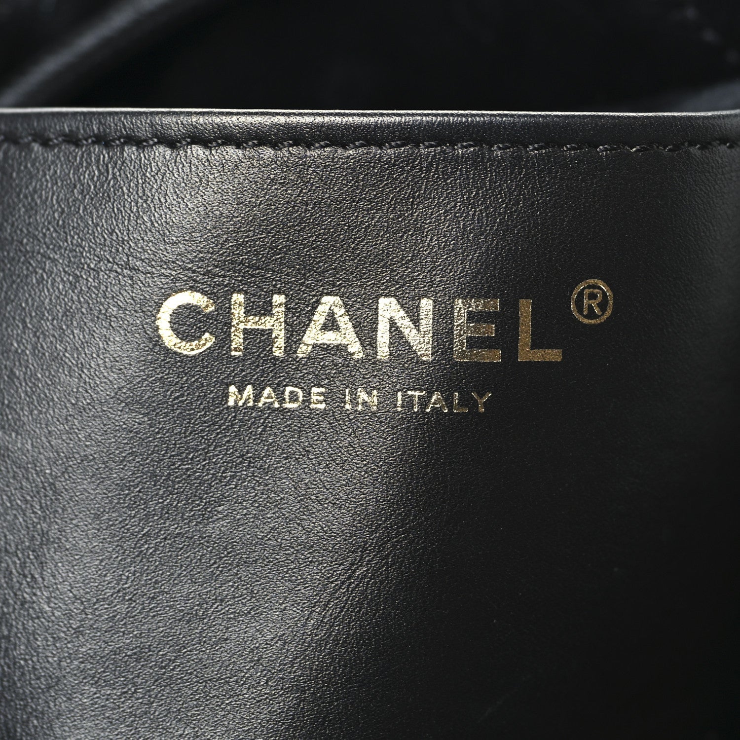 Chanel Shiny Calfskin Quilted Mini Chanel 22 Black