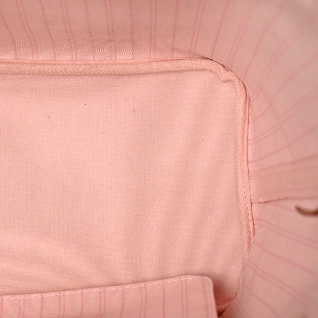 Louis Vuitton Damier Azur Neo Neverfull MM Rose Ballerine