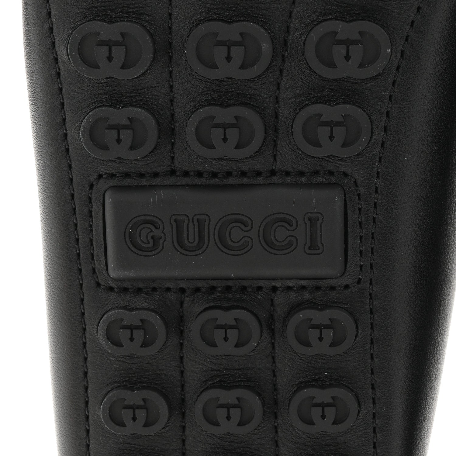Gucci Soft Clove Calfskin Mens Horsebit Driver Loafers 9.5 Black