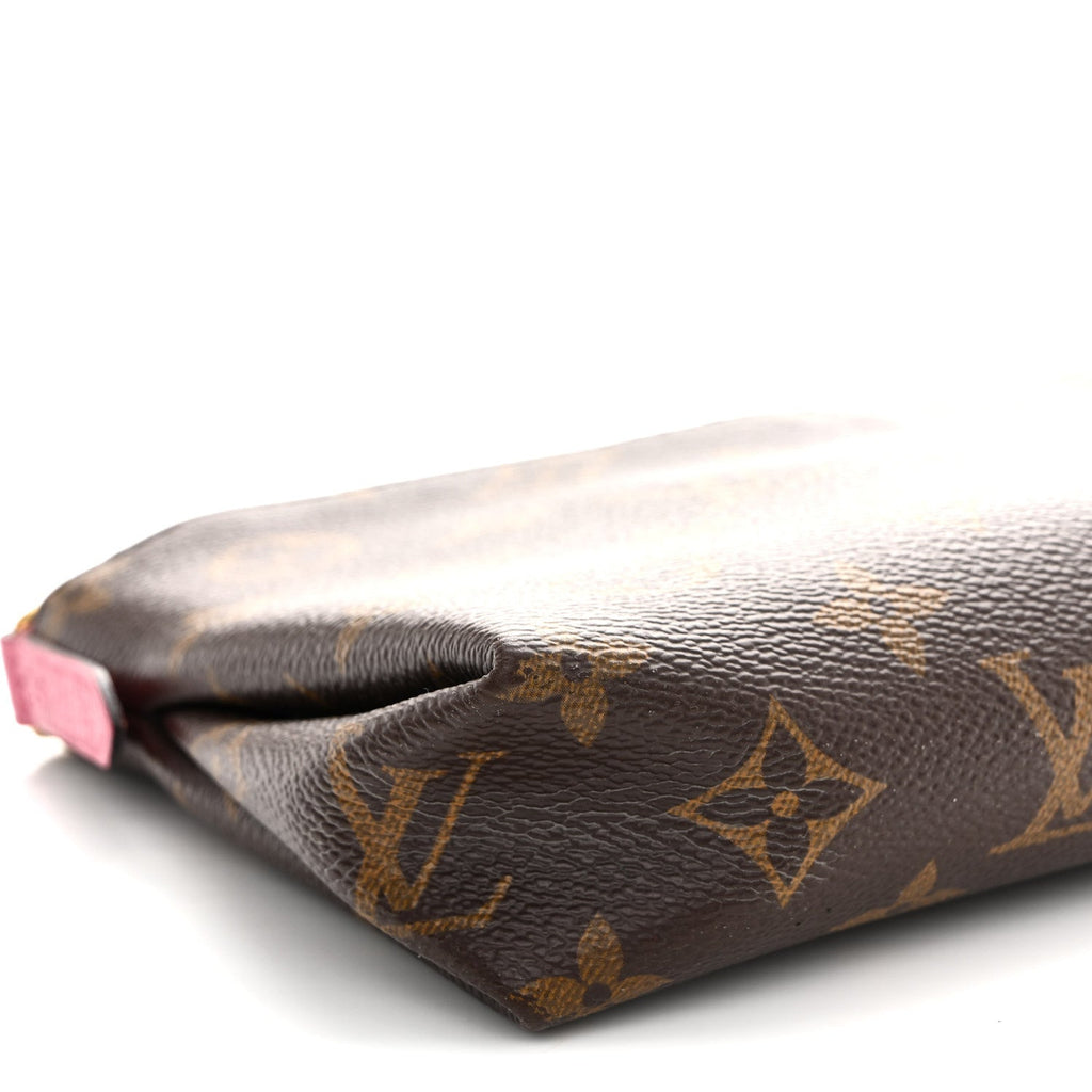 Louis Vuitton Monogram Pallas Clutch Rose Fizzy