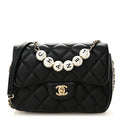 Chanel Lambskin Quilted Small My Precious Flap Black