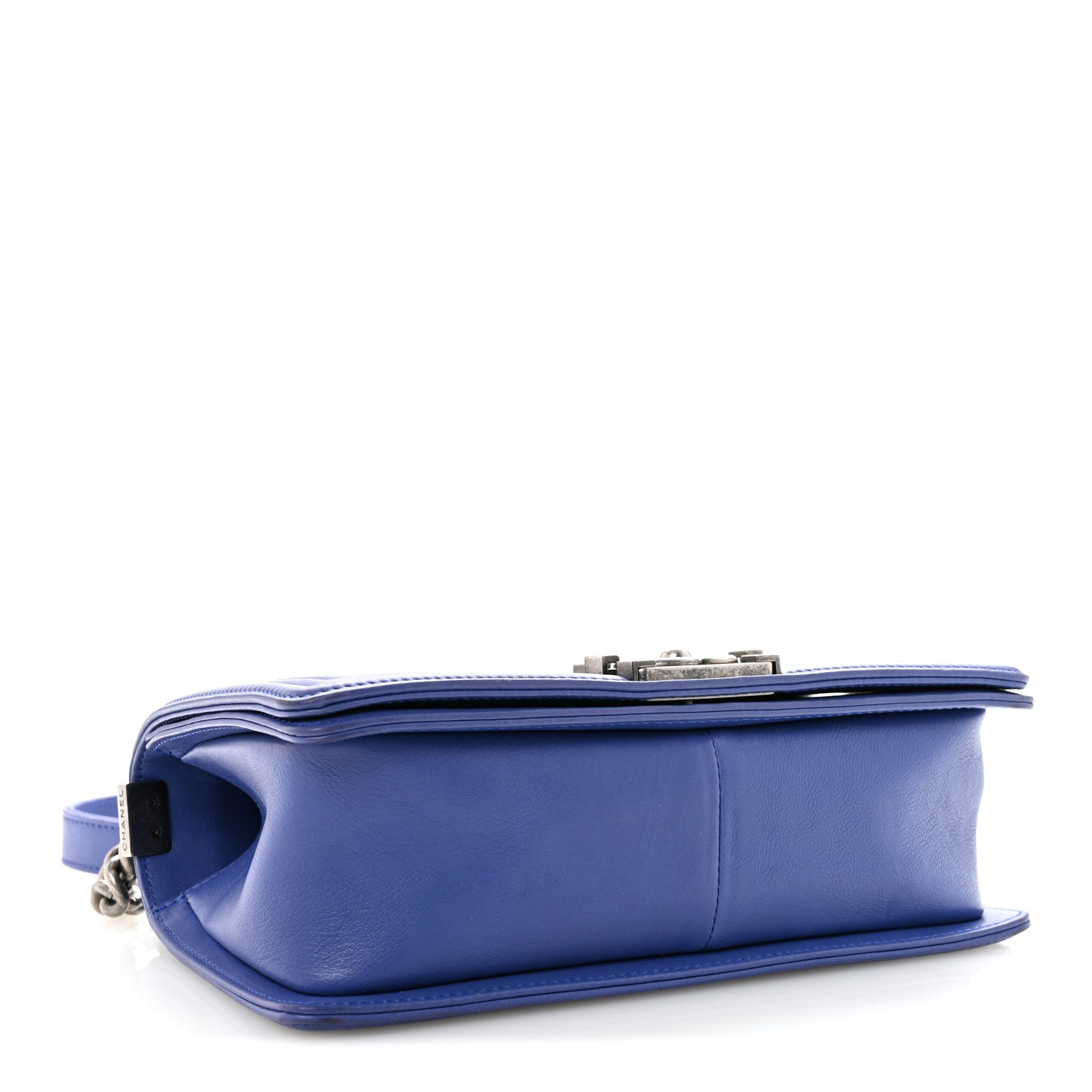 Chanel Calfskin Quilted Medium Boy Flap Blue