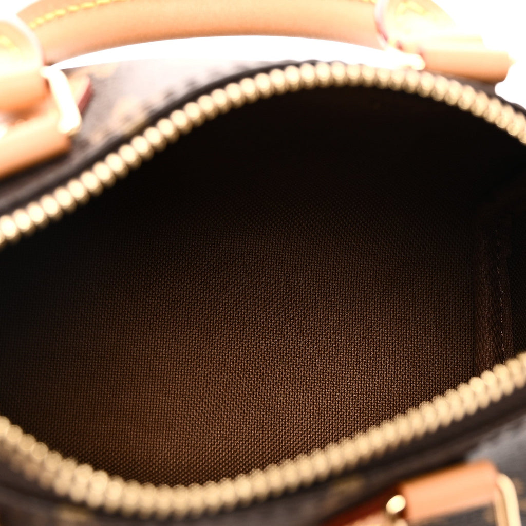 Louis Vuitton Monogram Nano Speedy Bandouliere
