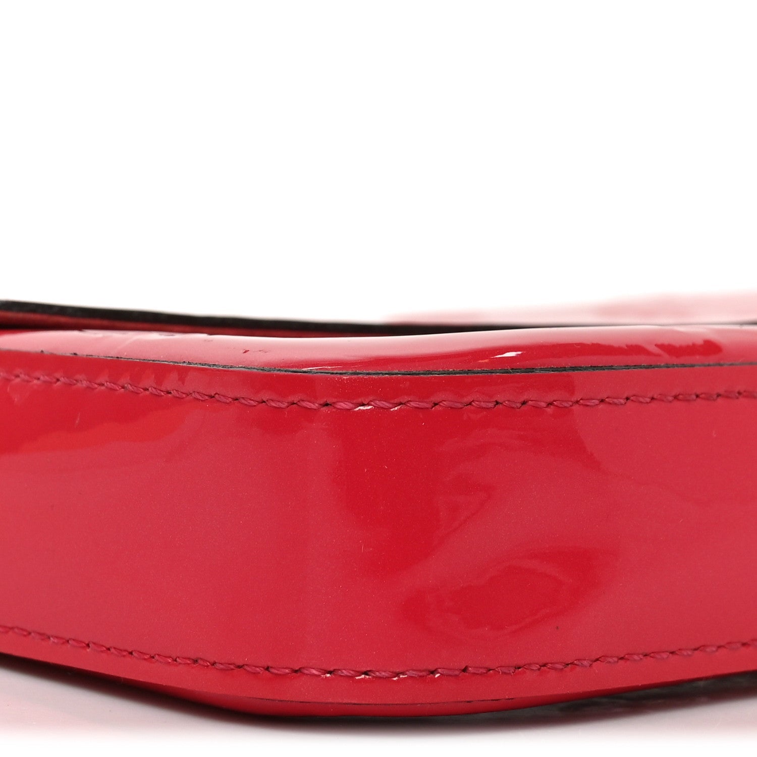 Louis Vuitton Vernis Felicie Pochette Chain Wallet Hot Pink
