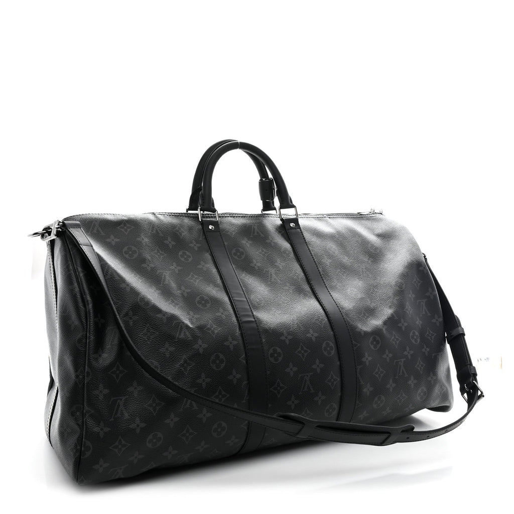 Louis Vuitton Monogram Eclipse Keepall Bandouliere 55