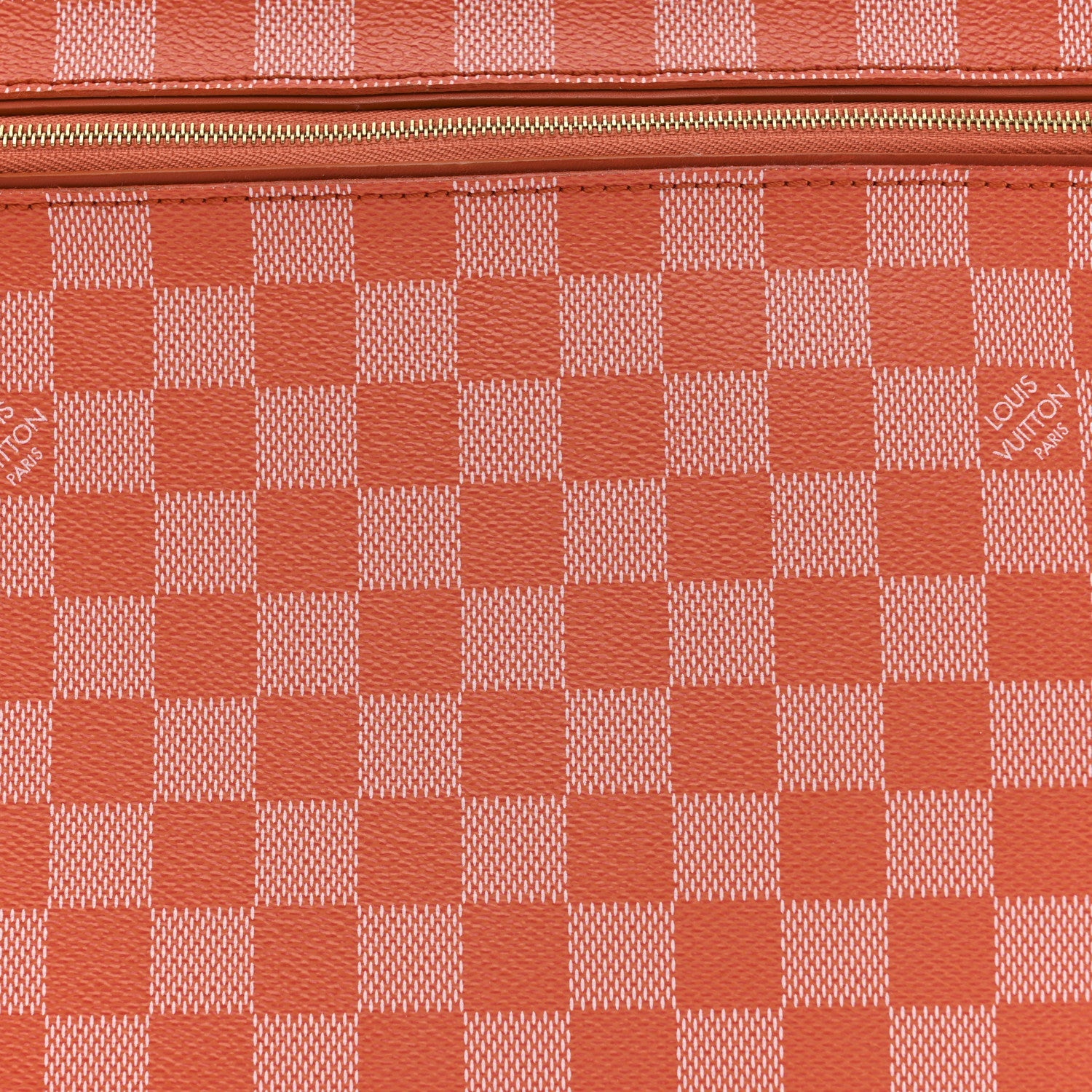 Louis Vuitton Damier Couleurs Kit Clutch Piment