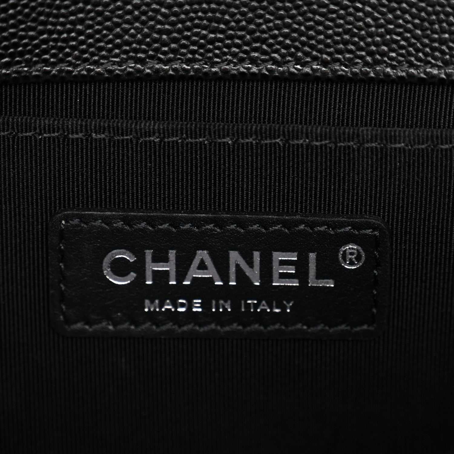 Chanel Caviar Quilted Medium Boy Flap Black