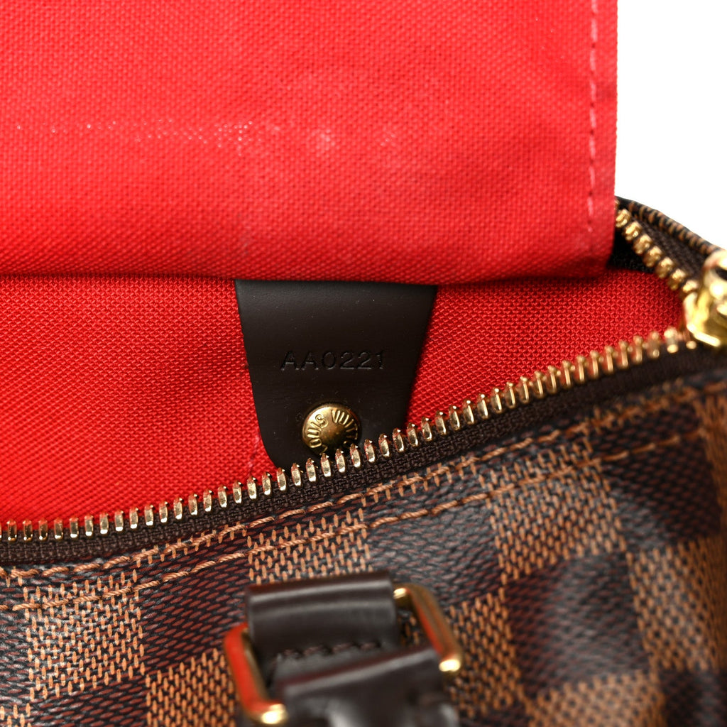 Louis Vuitton Damier Ebene Speedy Bandouliere 25